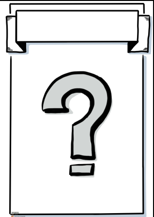 question mark poster template visual friends